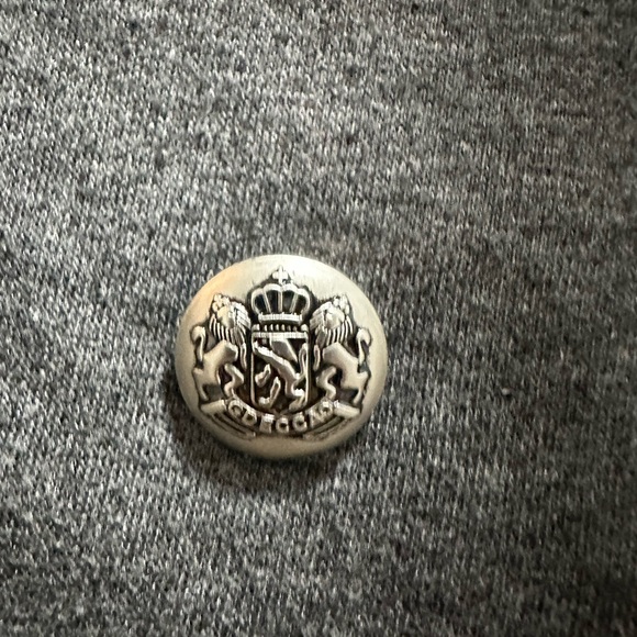 Vintage Y2K Forever 21 Charcoal Double-Breasted Trench Coat - Picture 8 of 8